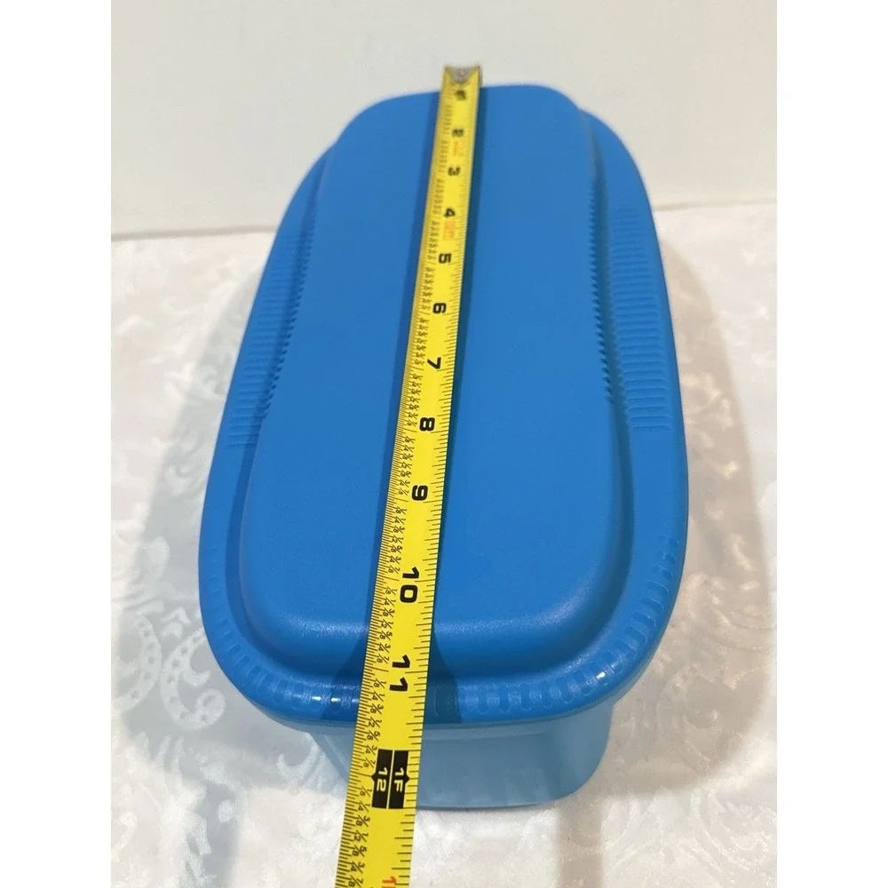 Tupperware 6775 Microwave Pasta Maker Cooker 8 Cups Blue 1.9L
